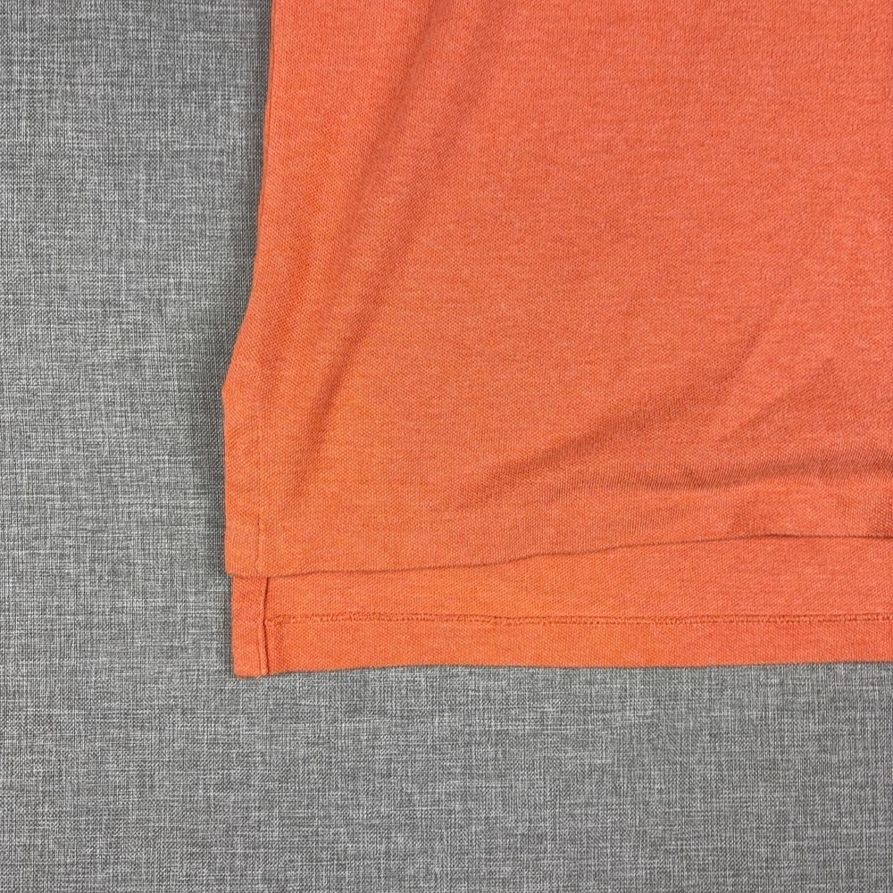 Vintage Ralph Lauren Polo Shirt Mens Large Orange Cotton Short Sleeve - Picture 2 of 16